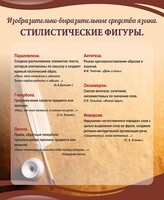 Стенд "Стилистические фигуры" Вариант 2 - fgospostavki.ru - Грозный