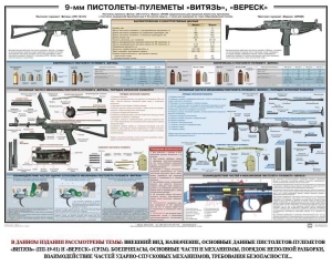 Плакат "9-мм пистолеты-пулеметы «Витязь», «Вереск»" - fgospostavki.ru - Грозный