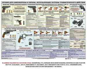 Плакат "Оружие ударно-травматического действия" - fgospostavki.ru - Грозный