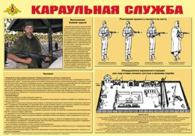 Плакат "Караульная служба" - fgospostavki.ru - Грозный