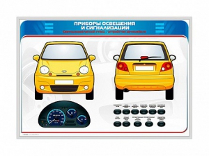 Электрифицированный светодинамический стенд "Приборы освещения и сигнализации" - fgospostavki.ru - Грозный