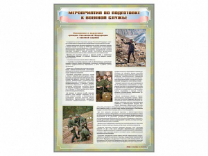 Стенд "Мероприятия обязательной подготовки граждан к военной службе" - fgospostavki.ru - Грозный