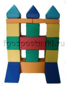 Мягкий модуль-конструктор "Башня" (17 элементов) - fgospostavki.ru - Грозный