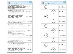 Комплект карточек (10) "Обучающий калейдоскоп. Время" - fgospostavki.ru - Грозный
