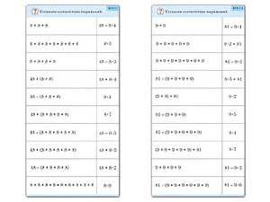 Комплект карточек (10) "Обучающий калейдоскоп. Умножение на 7, 8 и 9" - fgospostavki.ru - Грозный