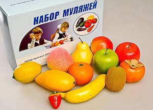 Набор муляжей фруктов - fgospostavki.ru - Грозный