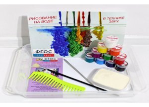 Набор для рисования "Эбру в десятку" - fgospostavki.ru - Грозный