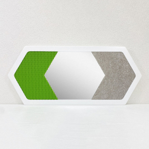 Декоративная тактильная панель 3в1 - «Ворс, Зеркало, Резина» - fgospostavki.ru - Грозный