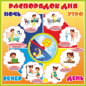 Стенд "Распорядок дня" - fgospostavki.ru - Грозный