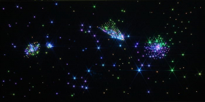 Настенный фиброоптический ковер "Млечный путь" 200х100, 300 точек - fgospostavki.ru - Грозный