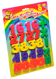 Магнитный цифровой набор (со шрифтом Брайля) - fgospostavki.ru - Грозный