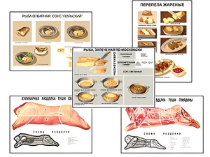 Плакаты ПРОФТЕХ "Кулинарные рецепты" (17 пл, винил, 70х100) - fgospostavki.ru - Грозный