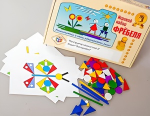 Игровой набор Фребеля "Конструктор плоскостной-3" (Серия "Эксперимент") - fgospostavki.ru - Грозный