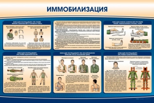 Стенд "Иммобилизация" - fgospostavki.ru - Грозный