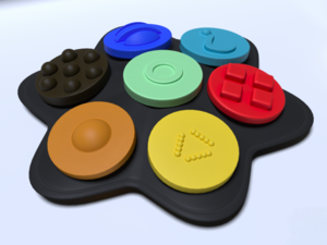 Полностью тактильный коммуникатор 7-кнопочный многоуровневый - fgospostavki.ru - Грозный