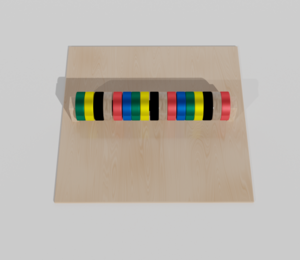 Тактильно-развивающая панель с разноцветными кругами - fgospostavki.ru - Грозный