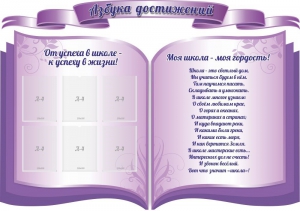 Стенд "Азбука достижений" (резной стенд из 3-х частей) - fgospostavki.ru - Грозный