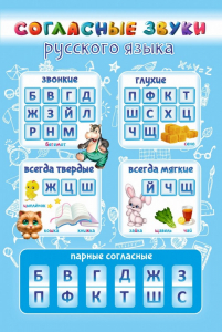 Стенд "Согласные русского языка" - fgospostavki.ru - Грозный