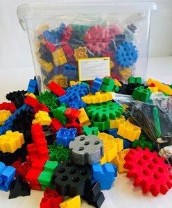 Конструктор Шестеренки (STEM Junior) 300 деталей  - fgospostavki.ru - Грозный
