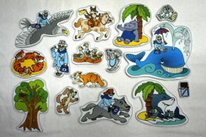 Дидактический набор навесных элементов «Сказка «Доктор Айболит» - fgospostavki.ru - Грозный