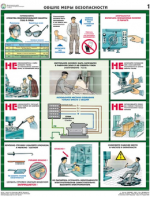 Комплект плакатов "Безопасность работ на металлообрабатывающих станках" - fgospostavki.ru - Грозный