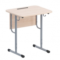 Стол одноместный ученический на круглой трубе - fgospostavki.ru - Грозный