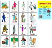 Раздаточные карточки "Профессии" - fgospostavki.ru - Грозный