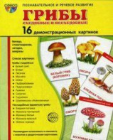 Демонстрационные карточки "Грибы съедобные и не съедобные" - fgospostavki.ru - Грозный