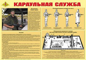 Плакат "Караульная служба" - fgospostavki.ru - Грозный
