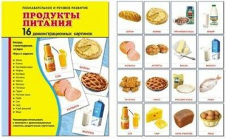 Демонстрационные карточки "Продукты питания" - fgospostavki.ru - Грозный