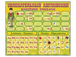 Комплект оборудования "Английский алфавит" с комплектом тематических магнитов - fgospostavki.ru - Грозный