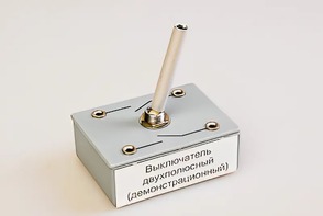 Выключатель двухполюсный (демонстрационный) - fgospostavki.ru - Грозный