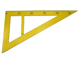 Угольник классный пластмассовый (30 и 60 градусов ) - fgospostavki.ru - Грозный