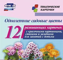 Тематические карточки "Однолетние садовые цветы" - fgospostavki.ru - Грозный