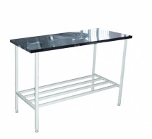 Стол на металлическом каркасе с продольными стяжками 600*1200*750(900) - fgospostavki.ru - Грозный