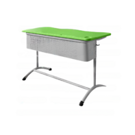 Школьный двухместный стол с перфорированным экраном - fgospostavki.ru - Грозный