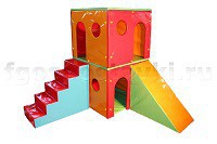Домик игровой двухэтажный (комплект) - fgospostavki.ru - Грозный