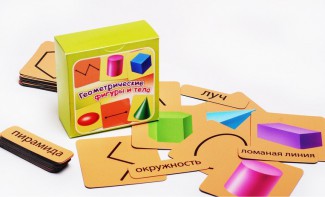 Набор магнитных карточек "Геометрические фигуры и тела" - fgospostavki.ru - Грозный