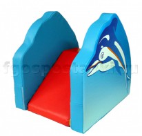 Горка "Дельфин" мини для сухого бассейна - fgospostavki.ru - Грозный