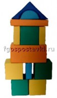 Мягкий модуль-конструктор "Городок" (12 элементов) - fgospostavki.ru - Грозный