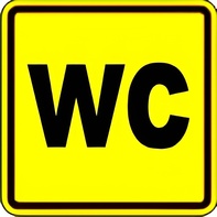 Тактильный знак (WC) 100х100 - fgospostavki.ru - Грозный