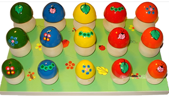 Развивающая игрушка для детей с нарушением слуха "Грибная полянка" - fgospostavki.ru - Грозный