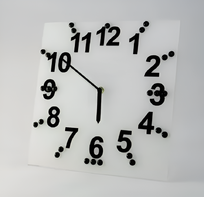 Часы тактильные настольные с крупными цифрами - fgospostavki.ru - Грозный