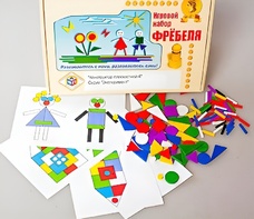 Игровой набор Фребеля "Конструктор плоскостной-4" (Серия "Эксперимент") - fgospostavki.ru - Грозный