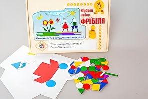 Игровой набор Фребеля "Конструктор плоскостной-1" (Серия "Эксперимент") - fgospostavki.ru - Грозный