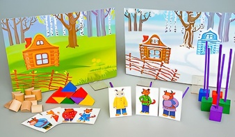 Игровой набор Фребеля "Заюшкина избушка" (серия "Сказочный мир". Выпуск 1) - fgospostavki.ru - Грозный