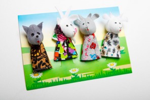 Пальчиковый театр "Волк и козлята" (4 персонажа) - fgospostavki.ru - Грозный