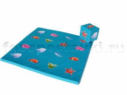 Игровой мат "Море" с кубиком - fgospostavki.ru - Грозный