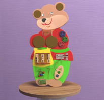 Бизиборд «Мишка Потапыч» - fgospostavki.ru - Грозный