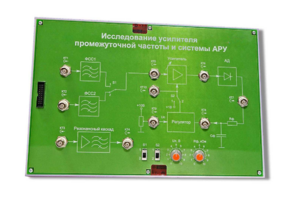 Сменная панель «Исследование усилителя промежуточной частоты и системы АРУ» - fgospostavki.ru - Грозный